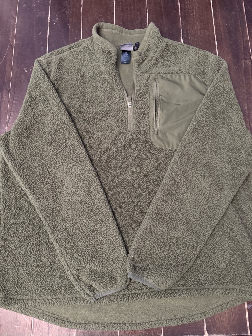 C9 by Champion Olive Green Zip Pullover Fleece 2XL